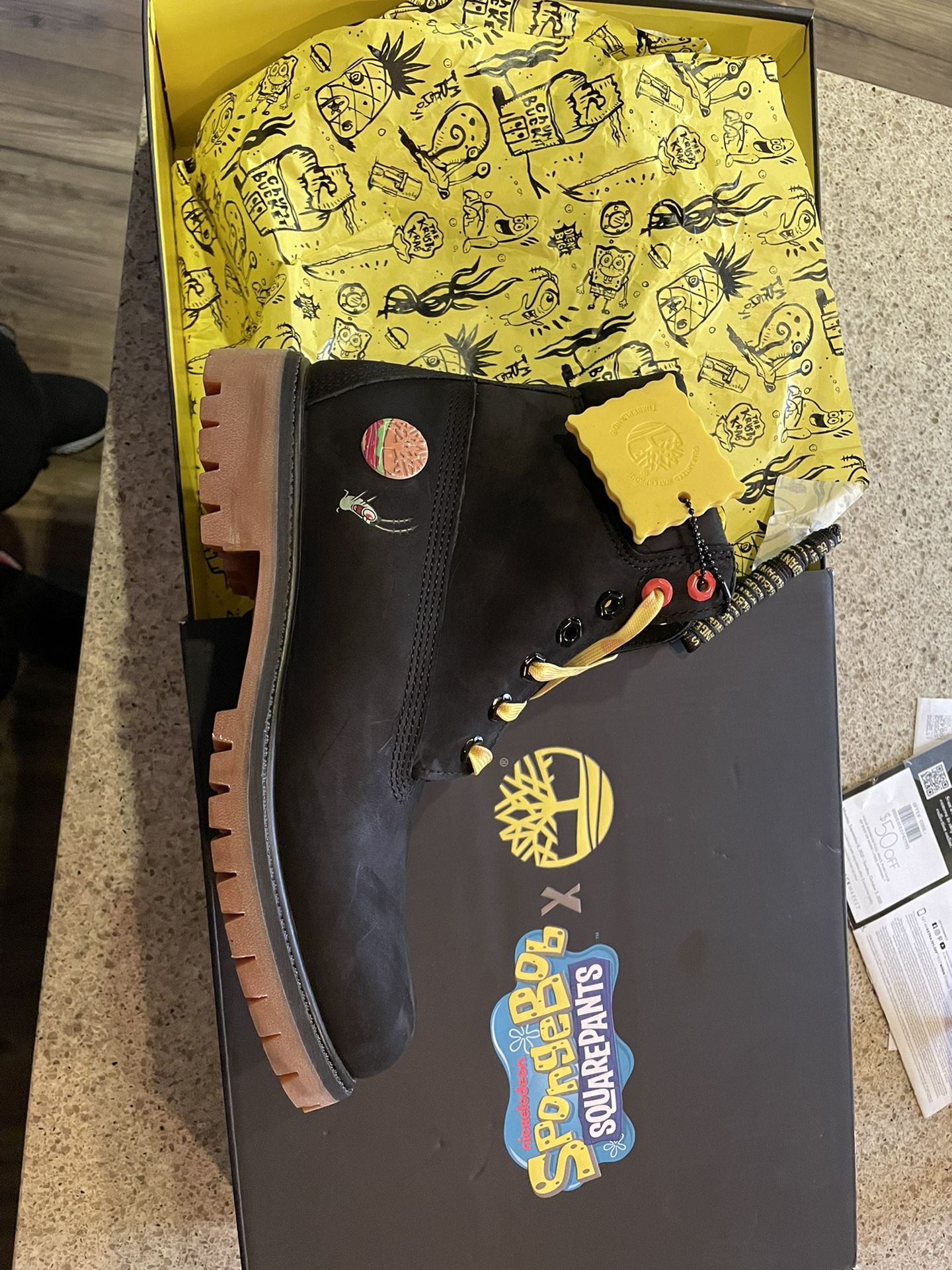 Timberland Spongebob Edition