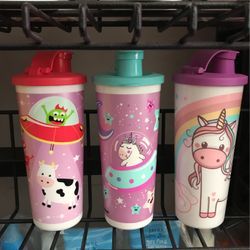 Set of 3 Tupperware Cups 16oz