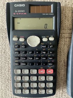 Casio FX-300MS Scientific Calculator S-VPAM Two Way Power With Protective Cover