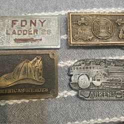 Fire Department Belt Buckles 