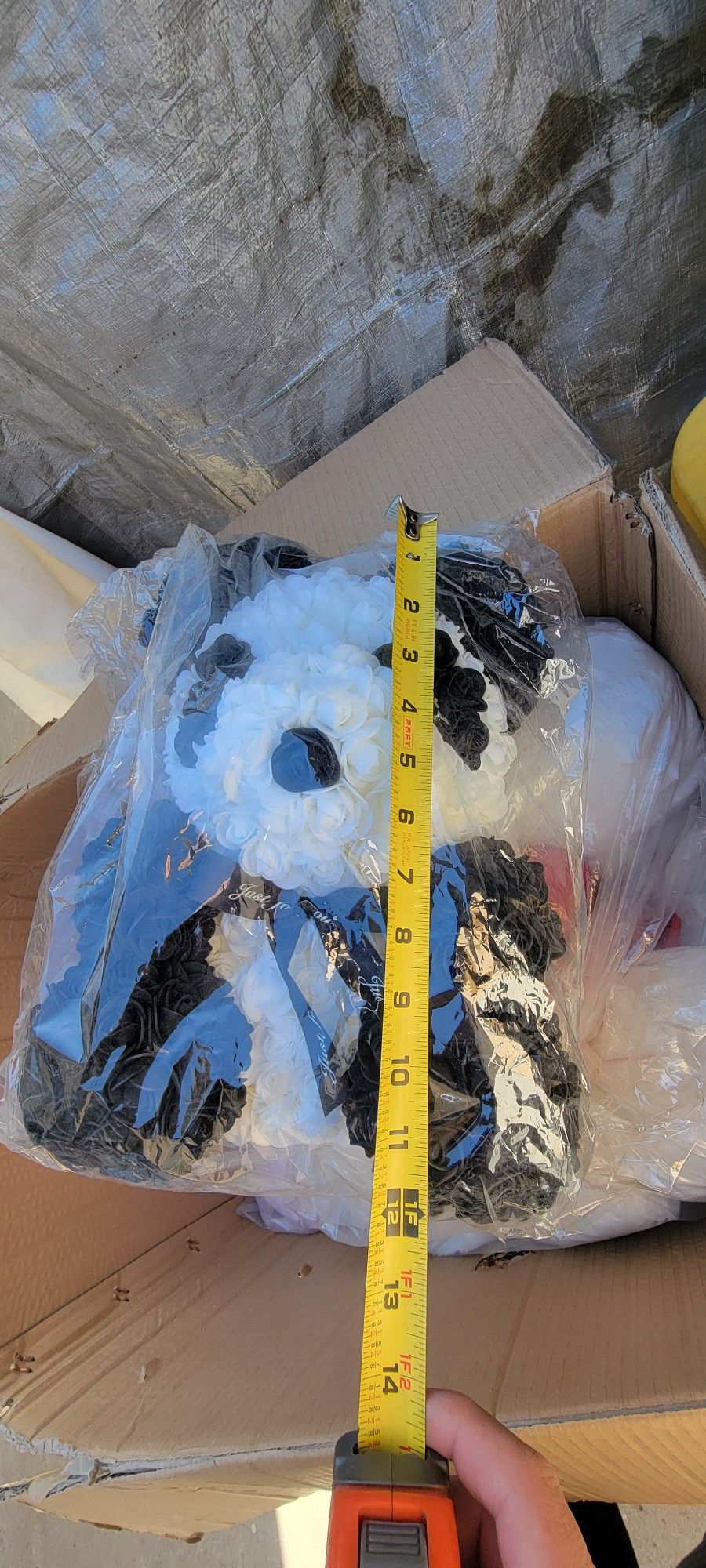 Foam teddy bear panda