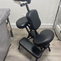 Ataraxia Leather Portable Massage Chair