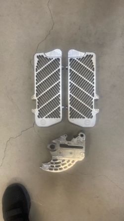 KTM radiata guards and disc KTM Rad guards and disc