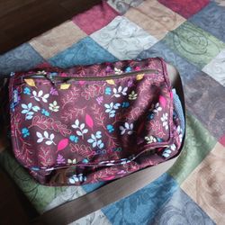 Floral Messenger Bag