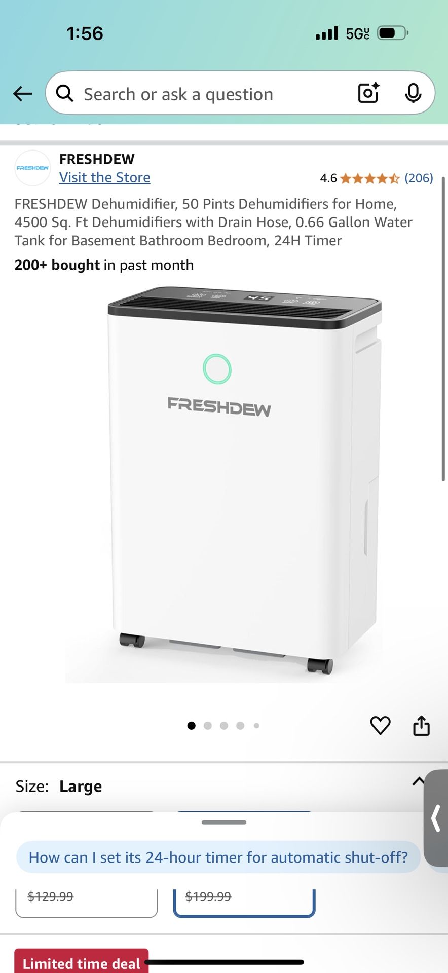 FRESHDEW Dehumidifier