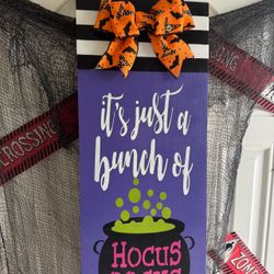Halloween Hocus Pocus Door Sign