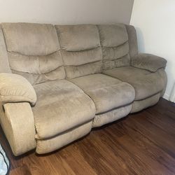 Ashely Recliner Couch 