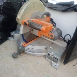 Good rigid  12" blade miter saw with laser for angle cuts