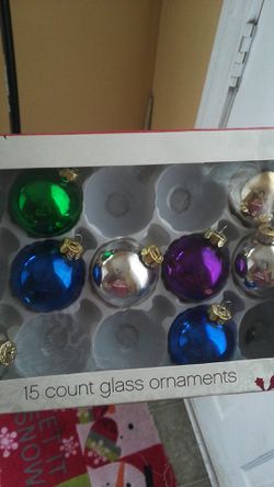 8 ball glass ornaments
