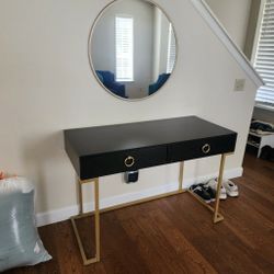 Black N Gold Desk 
