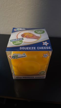 Toymendous Squeeze Cheese Stress Toy