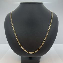 14k Gold Cuban Chain.