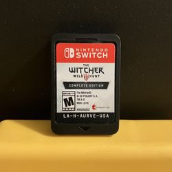The Witcher III Wild Hunt Complete Edition 3 for Nintendo Switch video game console system three