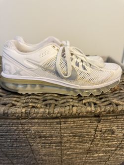Men's  White Nike Air Max Fit sole 