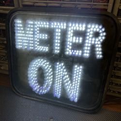 Carpool Meter On Crosswalk, Light Garage, Signal Man Cave