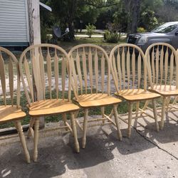 6 Dining Table Chairs 