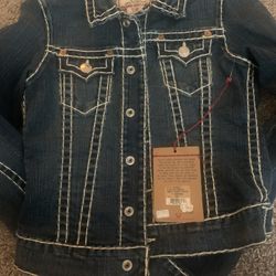 Women’s True Religion Jean Jacket Brand New 