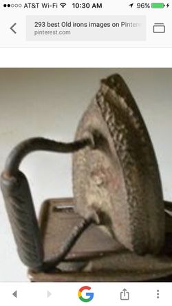 A 7 lb antique iron