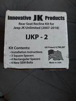 Jeep rear Seat Recline Kit 2007-2018