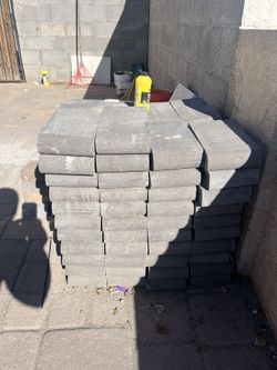 Grey Paver Coping 82 Pieces