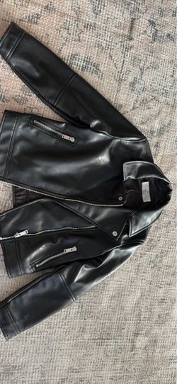 H&M kids pleather motorcycle jacket