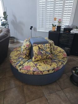 Circular Couch 1of A Kind! Custom Made.
