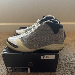 Nike Air Jordan XX3 23 OG Size 12 White Stealth White Grey Suede (318376-102)
