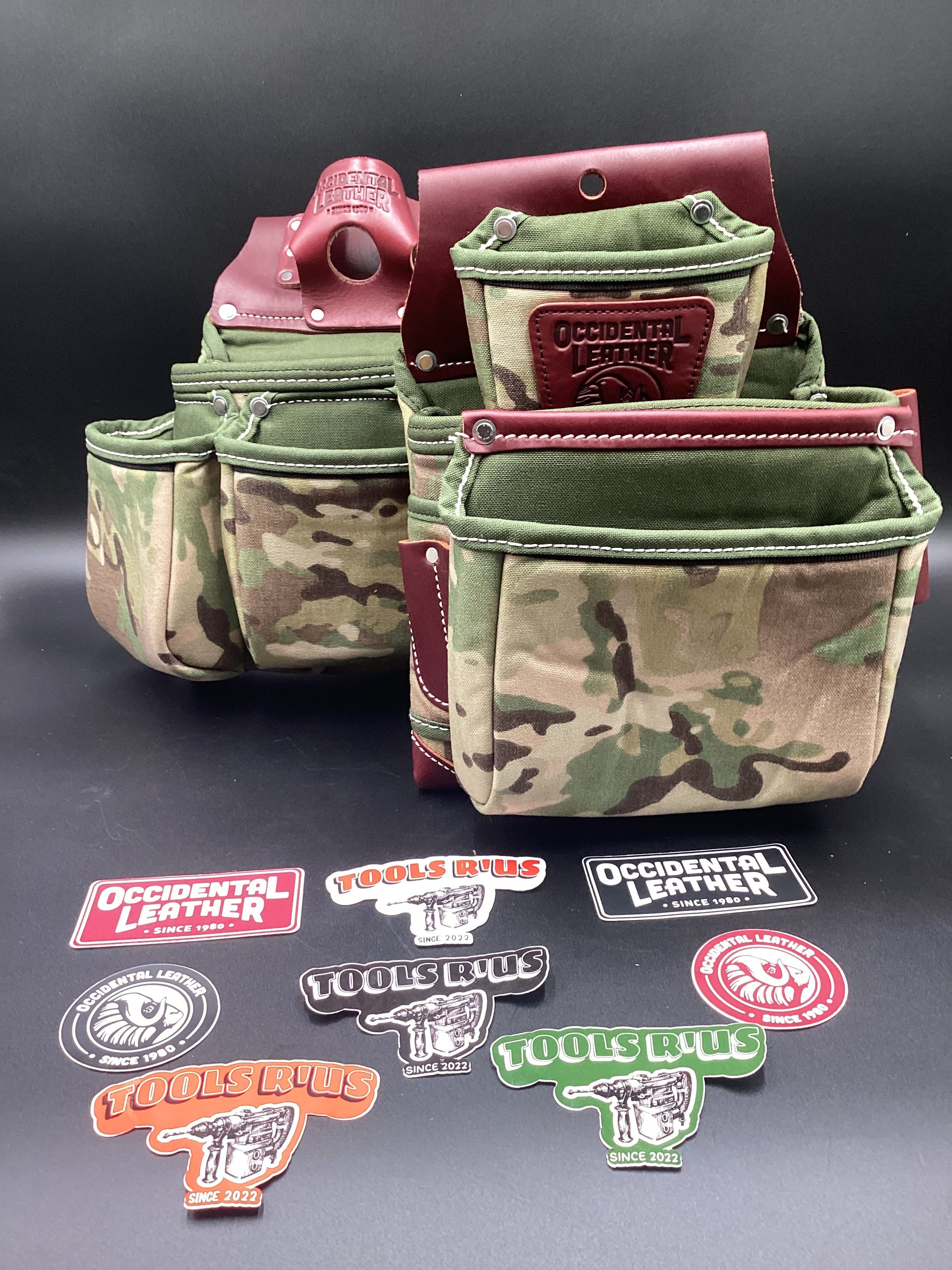 OCCIDENTAL LEATHER OXYLIGHTS CAMO FRAMER SET(SOLO POUCHES)**(FINANCIAMOS/WE FINANCE)**