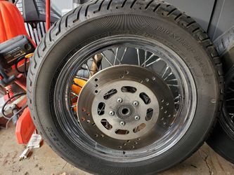 Stock Harley Rims Softail W/tires