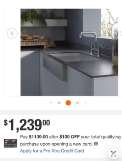 KOHLER Vault 36 in. Farmhouse/Apron-Front S Steel Sink w/ Accessories