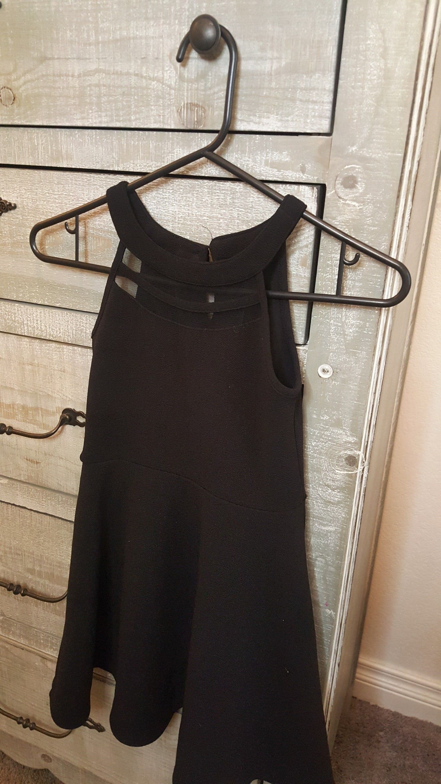 GIRLS BLACK DRESS 7/8 // LIKE NEW!