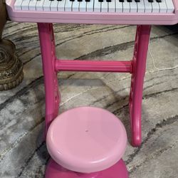 Kids Piano With Chair And Mic