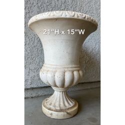 Large Classical Urn Planter 21"H x 15"W