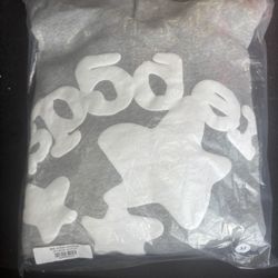 Grey Sp5der Hoodie 