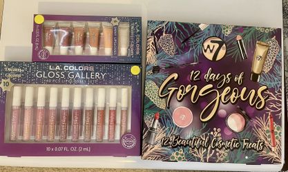 Women / Girls Lip Gloss & Makeup Gift Set ( Christmas or Birthday Gifts) 