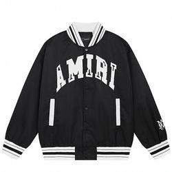 Amiri Lettering Print Bomber Jacket