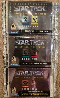 Star Trek Reflections of the Future Cards 1995/1996 - 3 packs