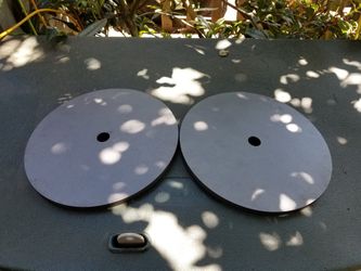 Weight plates 15 lbs standard weight pair (2 plates)