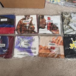 All Size Large Brand New Supreme Tees Sealed In Original Bag
