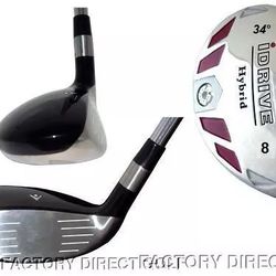 Golf Clubs iDrive Hybrids Set Of 3 Iron Woods RESCUE CLUBS