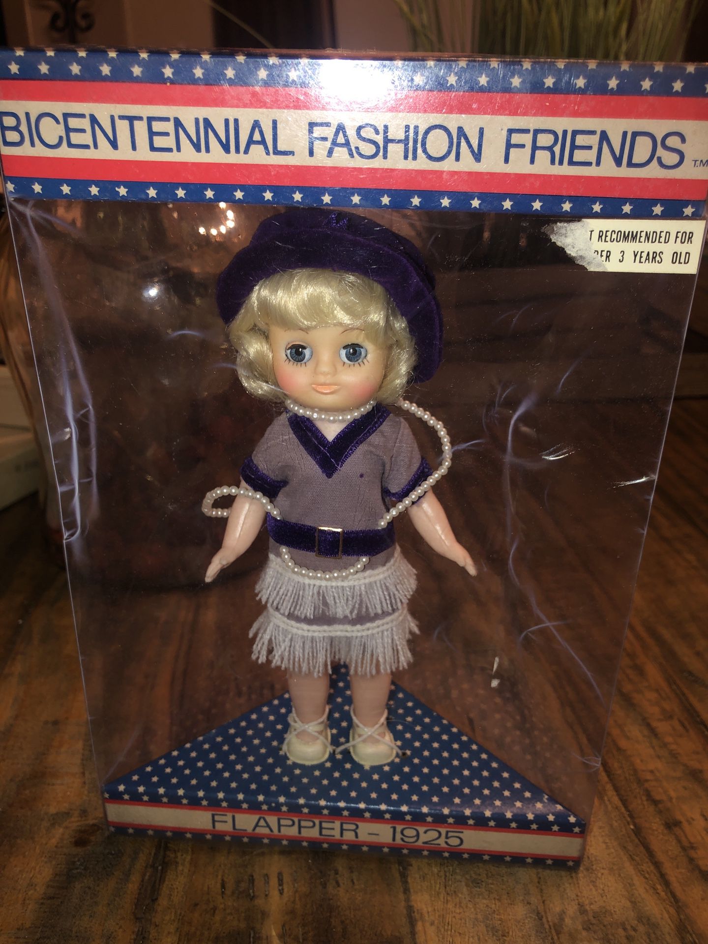 Sealed Bicentennial Fashion Friends Frontier Flapper 1925 Richard Toy Co. 8 in