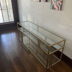 Gold TV Stand