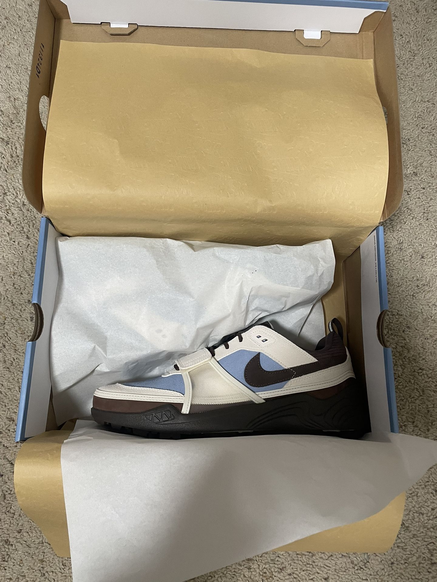 Nike Zoom Field Jaxx Travis Scott Leche Blue Size 12
