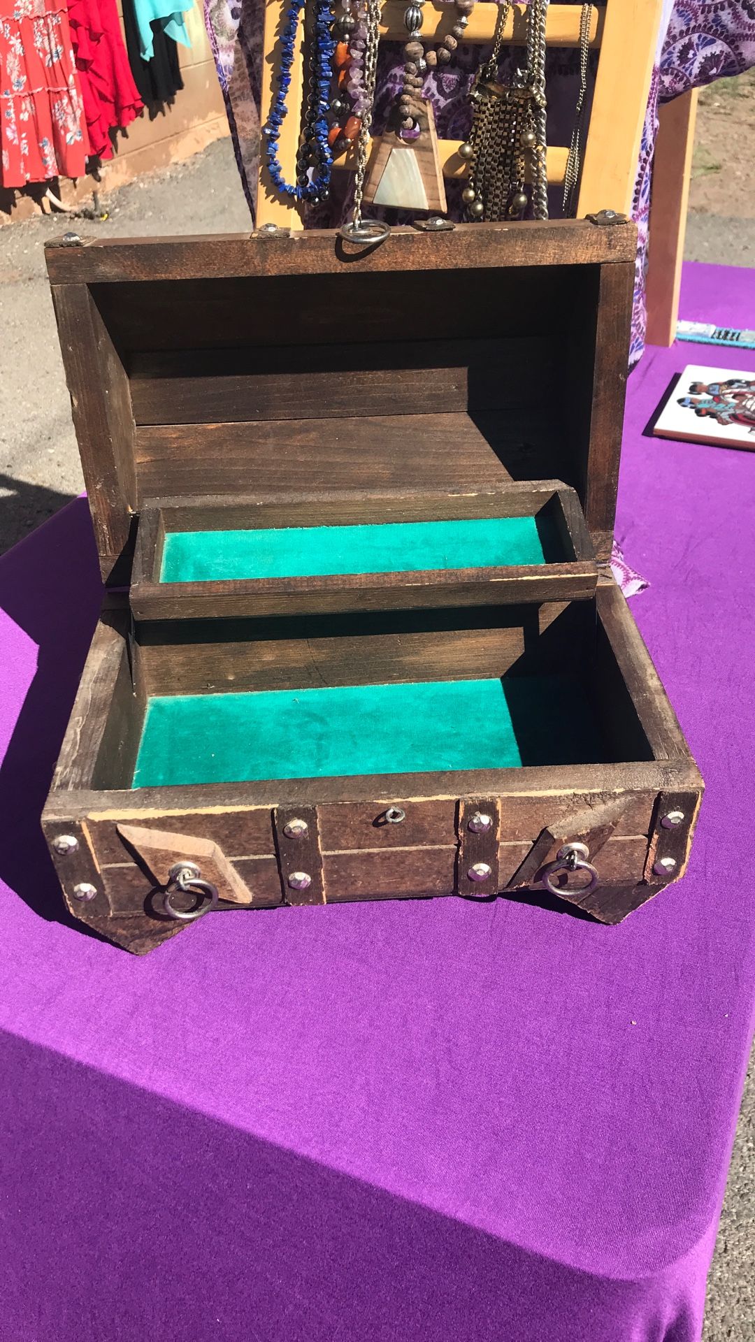 Handmade Wooden Jewelry Box OR DECO