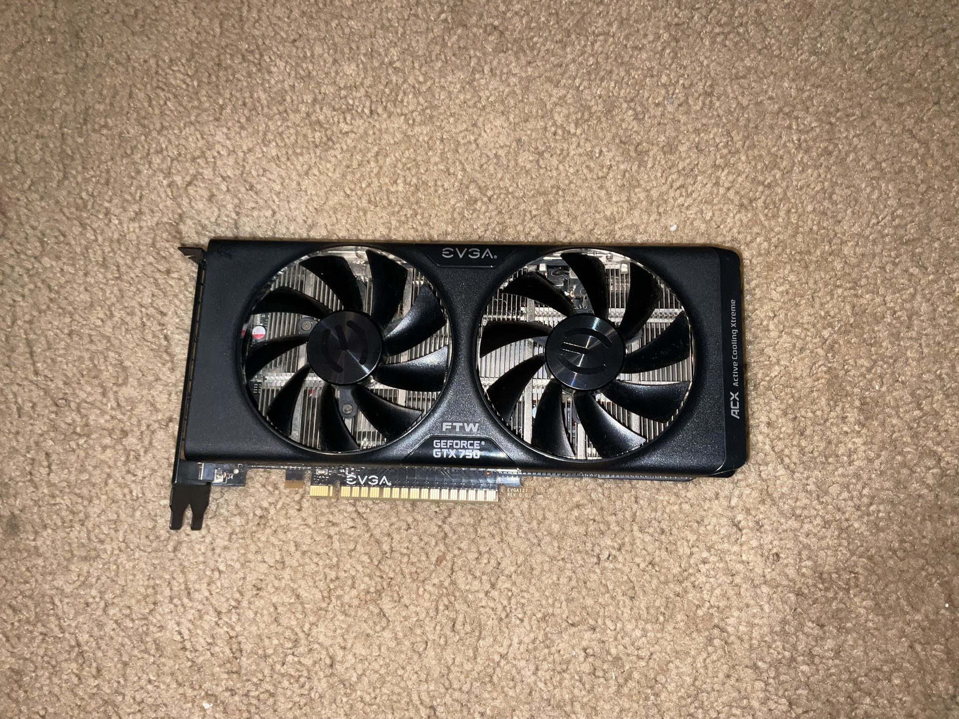 EVGA GTX 750 FTW ACX Cooling- Gaming GPU Graphics Card For Computer Build