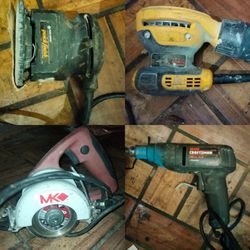 Assorted Power Tools 