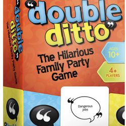 Double Ditto, Hilarious Family Games, Kids Ages 8-12, Teens, & Adults