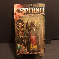 MANDARIN SPAWN Scarlet Edge The Dark Ages Action Figure McFarlane 1999 Series 14