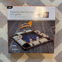 Table Top Shut The Box Dice Game 