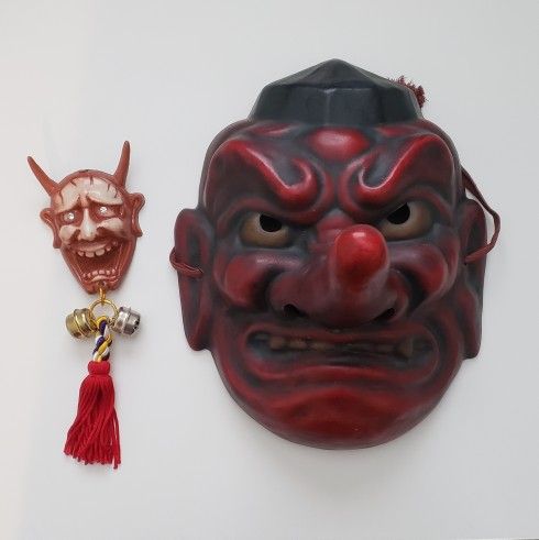 Japanese TENGU hanya/oni Mask